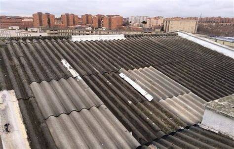 falso techo y fibrocemento en edificios antiguos
