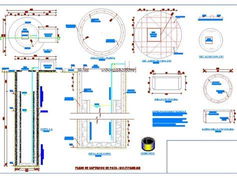 etapas construcción pozo de agua plano