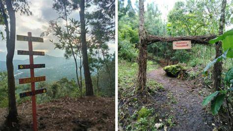 senderos y miradores alrededor de la laguna