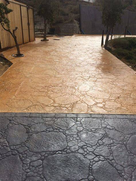 imagen de planta de hormigón impreso en Redondela