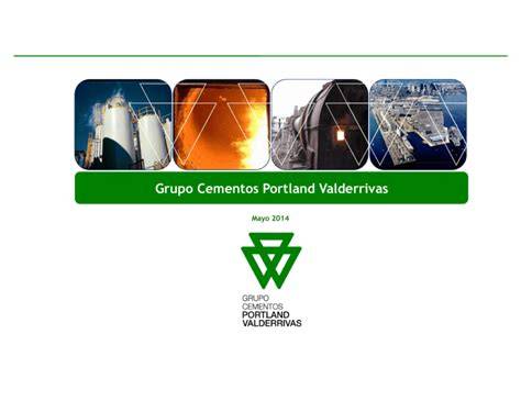 líneas de producción y hitos de Cementos Portland Valderrivas