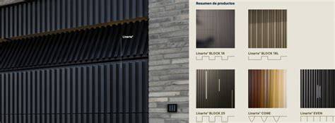 fachadas aluminio Linius y Linarte diagramas