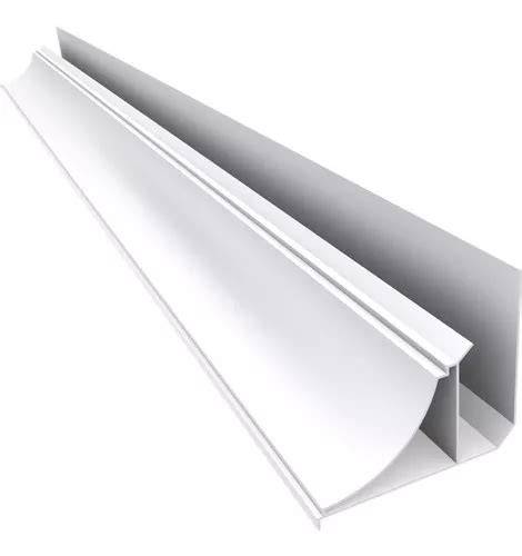 material PVC, canal y moldura blanca