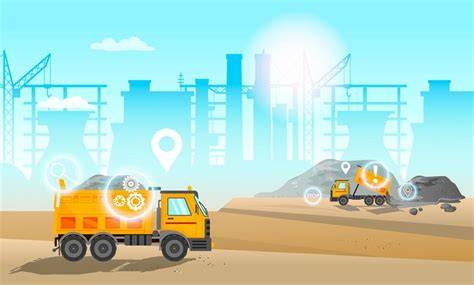 illustration of digitalization in construction