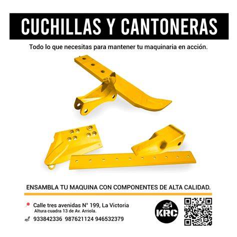 cuchillas motoniveladora y cantoneras etesa componentes en maquinaria pesada