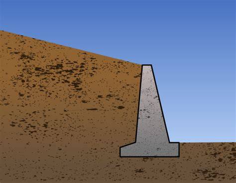 ejemplos de muros de gravedad (piedra y hormigón)