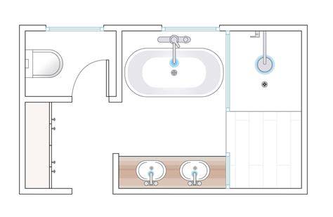 plano esquinas baños (infografía para optimizar esquinas)
