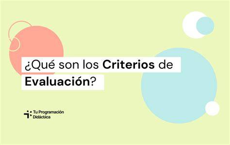 criterios de aplicación y rendimiento