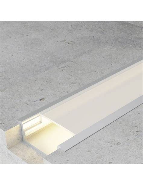perfil aluminio empotrable zócalo 2 metros