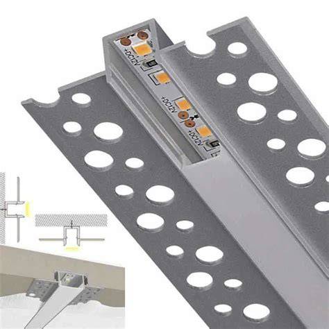 perfil aluminio flexible tira led curvado pladur