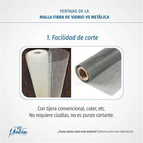ventajas de la malla de fibra