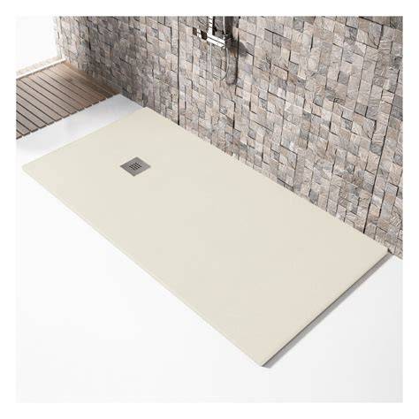 plato de ducha resina marmol crema infografica