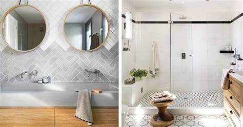 diagrama de estilos de azulejos para baños