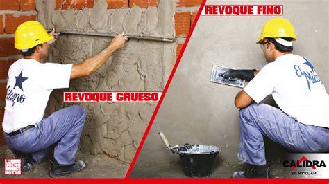 Resumen visual de diferencias entre revoque grueso y fino