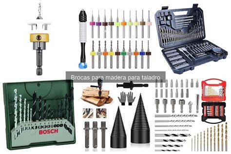 brocas madera comparativa