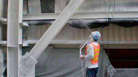 ejemplos de aplicación de pintura intumescente en acero estructural