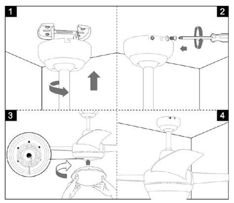 pasos montaje ventilador techo seguridad