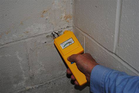 prueba de humedad y condiciones de hormigón