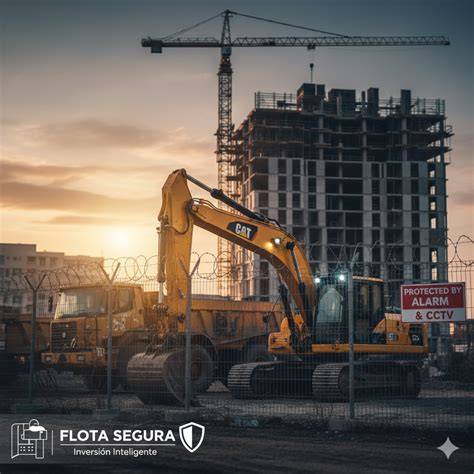 infografía de flota de maquinaria en Córdoba