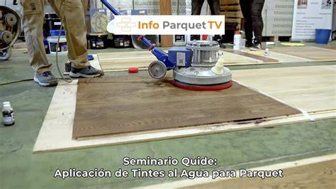 infografía de sistemas de tintes para parquet