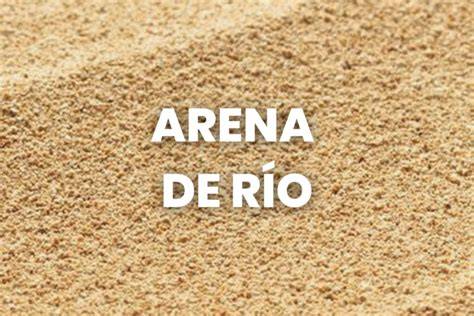 arena de río para construcción (infografía)