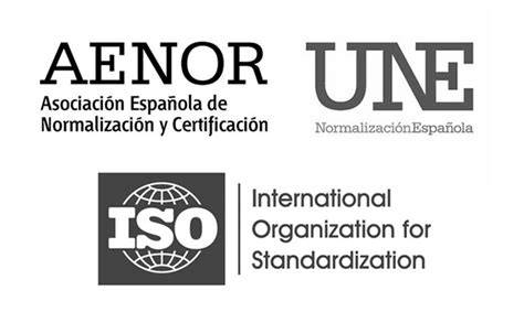 normativas ISO UNE EN ISO 1453-1329 (7 palabras)