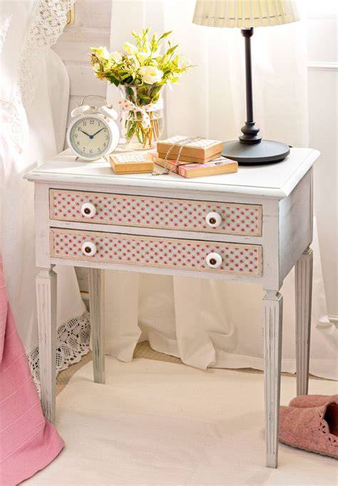 mueble vintage mesita de noche combinación