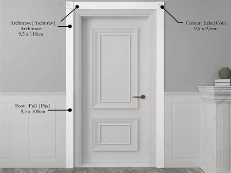 molduras en puertas interiores infografía