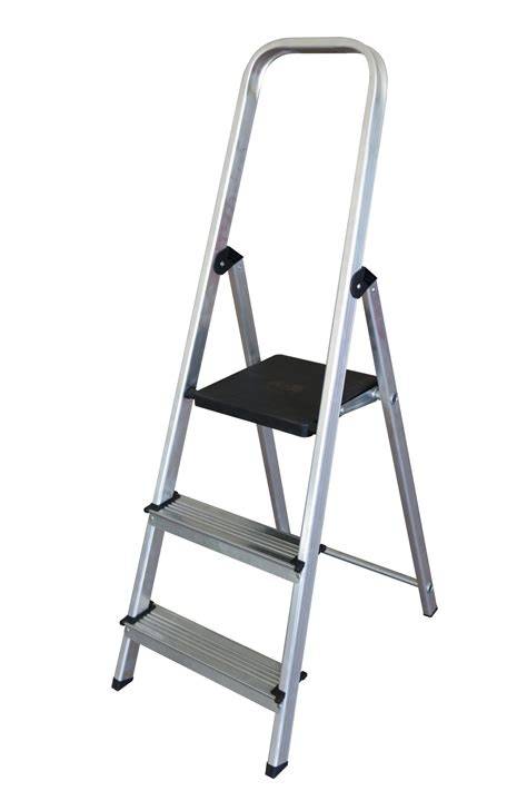 escalera de aluminio 3 peldaños para uso doméstico