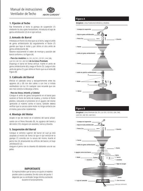 instrucciones cierre a techo