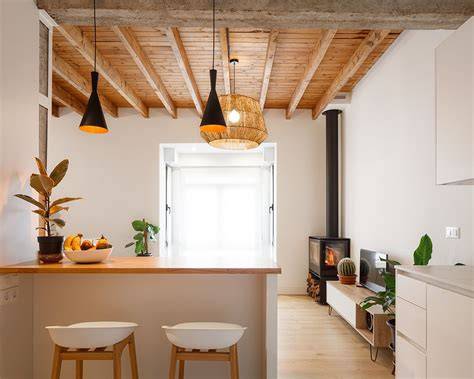 techos de madera con acabados variados