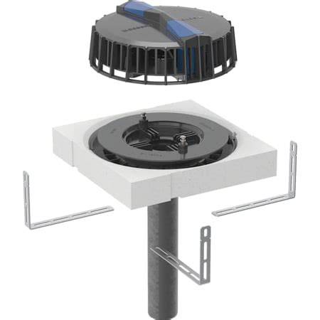 diagrama de instalación Geberit Pluvia