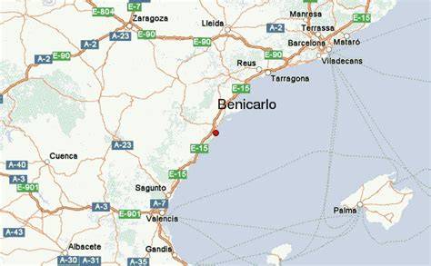construcción en Benicarló mapa de ubicación