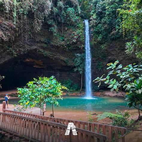 Charco Azul y entorno volcánico