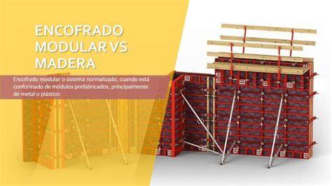diagrama de componentes de encofrado modular