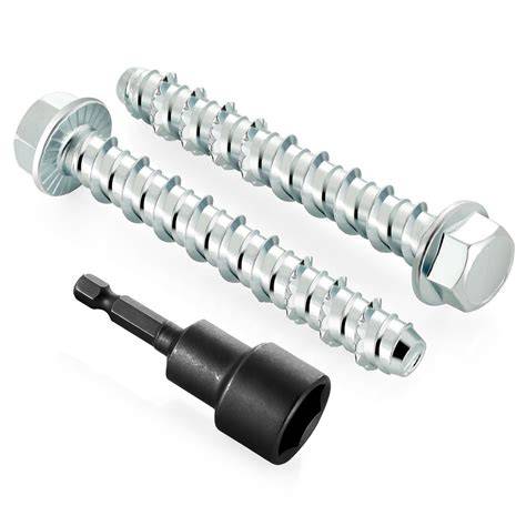 tornillos para concreto y guía de perforación