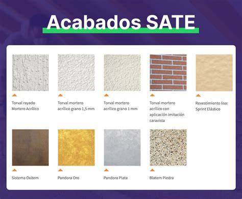 infografico de SATE y morteros adhesivos