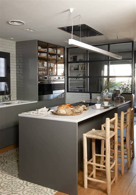 península de cocina- estructuras y patas