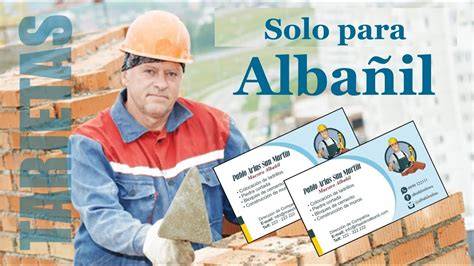 referencias de precios y credenciales de albañiles