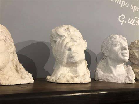 colección de vaciados en yeso en museo