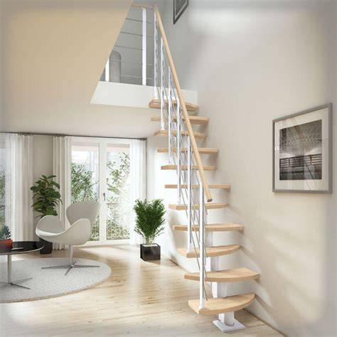 Esquema de escaleras modulares y estructuras