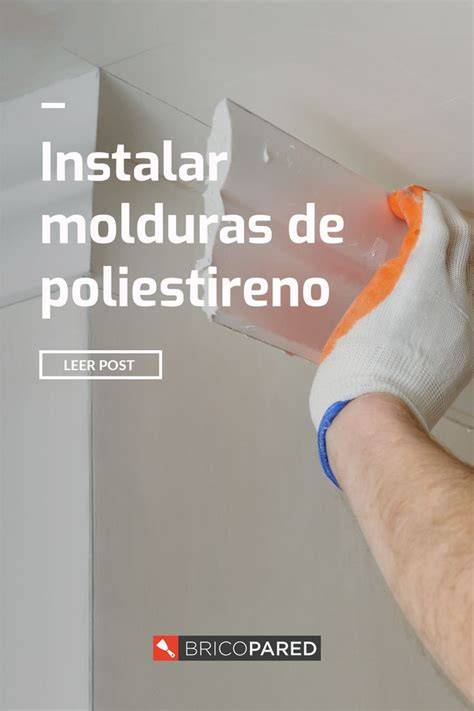 molduras poliestireno estantería paso a paso