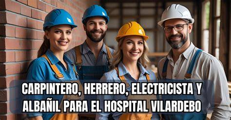 requisitos para albañiles en hospital (infografía)