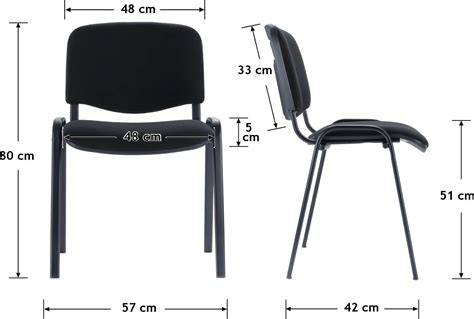 tabla de medidas y características silla oficina