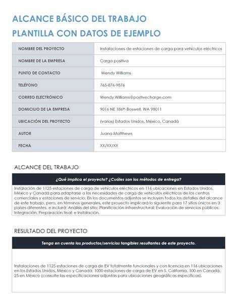 ejemplo de ficha de alcance para reforma