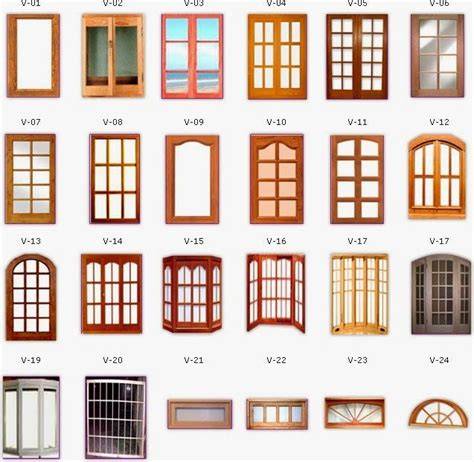 infografÍa de estilos de ventanas de madera