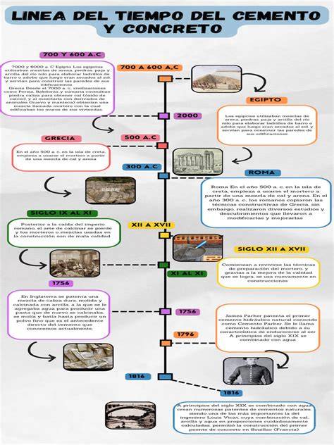 primeros edificios hormigon armado infografica cronologia (hasta 8 palabras)