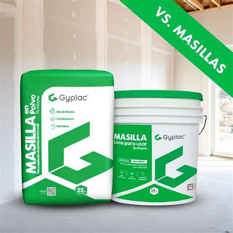masilla de pared en polvo vs pasta (comparativa visual)