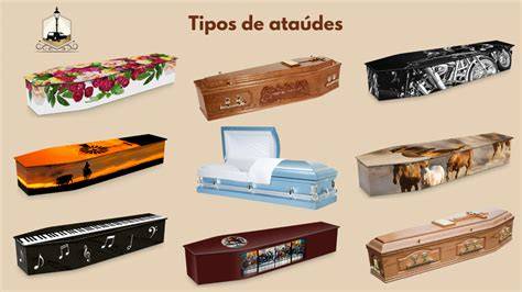 infografía: rangos de precios y tipos de ataúdes