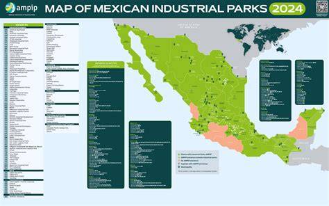 Mapa de distribución de naves industriales y zonas logísticas